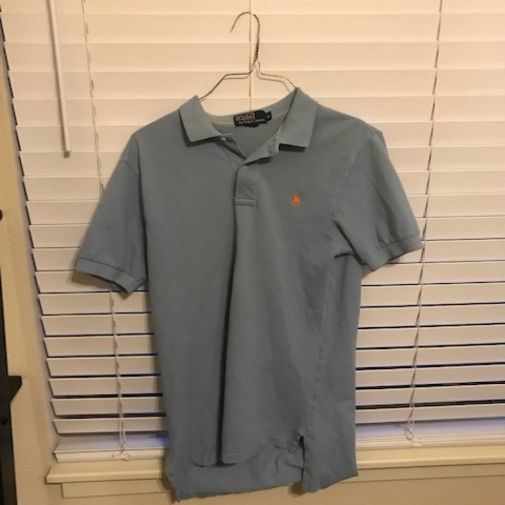 Light Blue Polo Shirt.